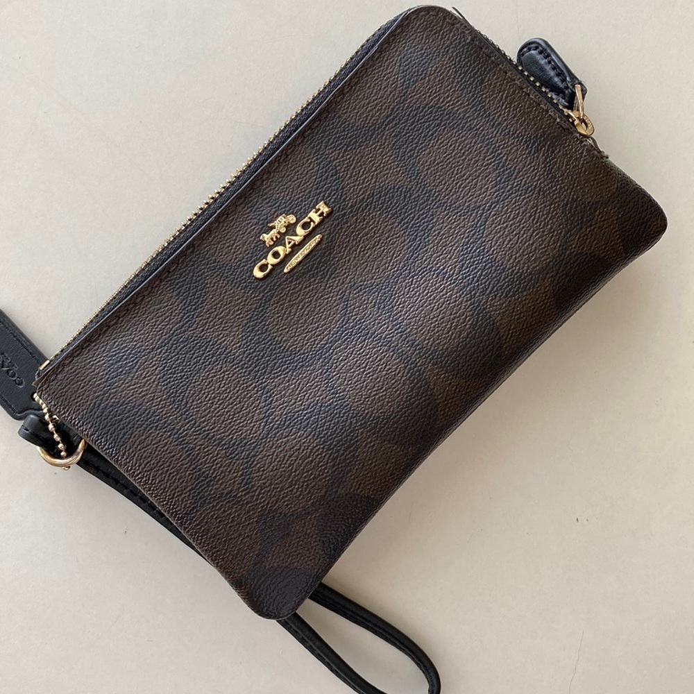 Coach Wallet / doble zipper